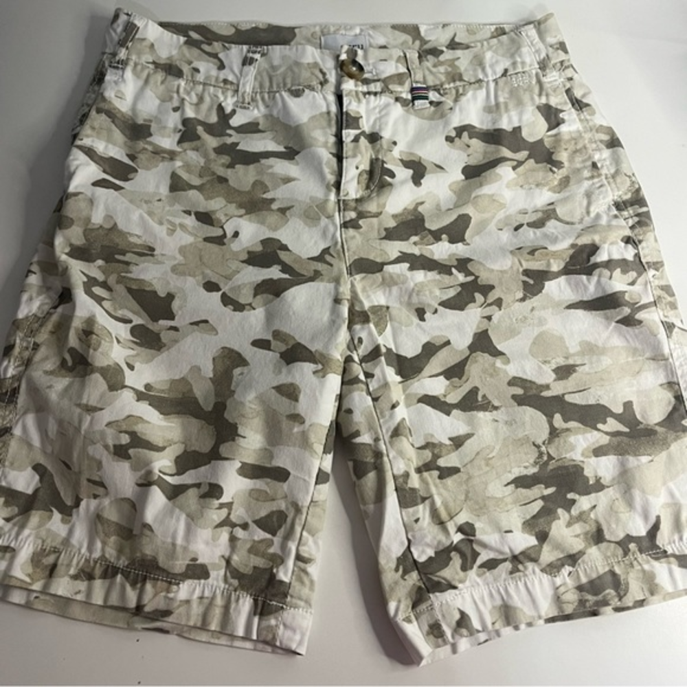 Ecru Camo Shorts 2‎